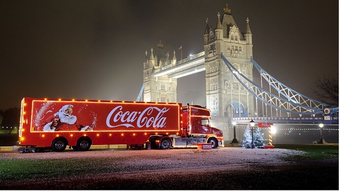 Coca cola truck